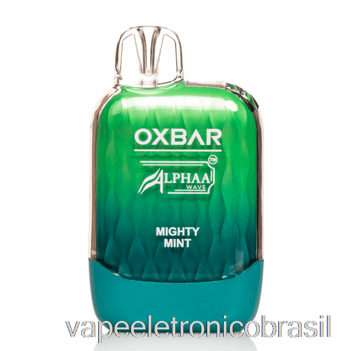 Vape Recarregável Oxbar X Alpha G8000 Descartável Poderoso Mint
